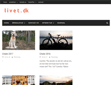 Tablet Screenshot of livet.dk
