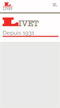 Mobile Screenshot of livet.com.fr