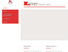 Tablet Screenshot of livet.com.fr
